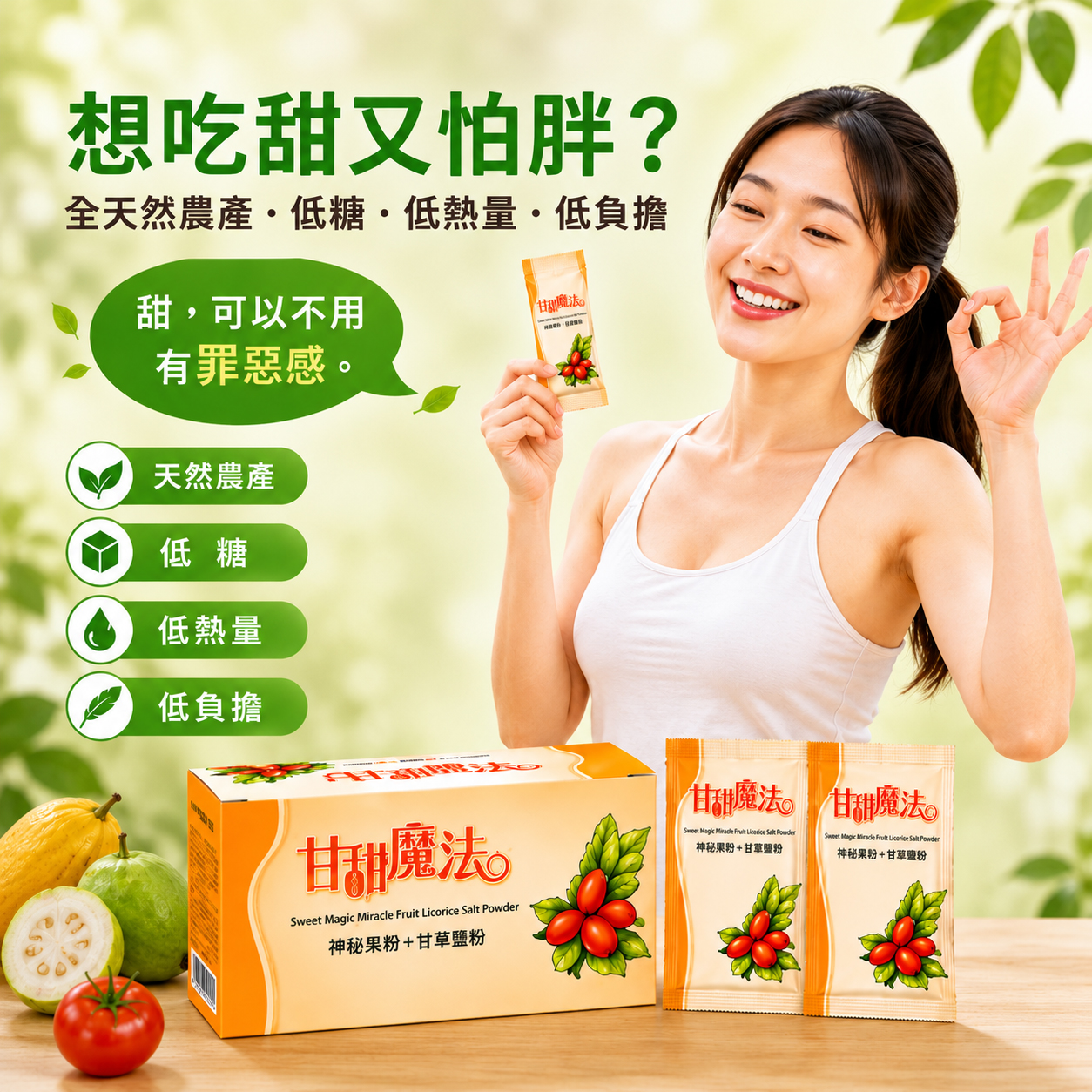 想吃甜又怕胖